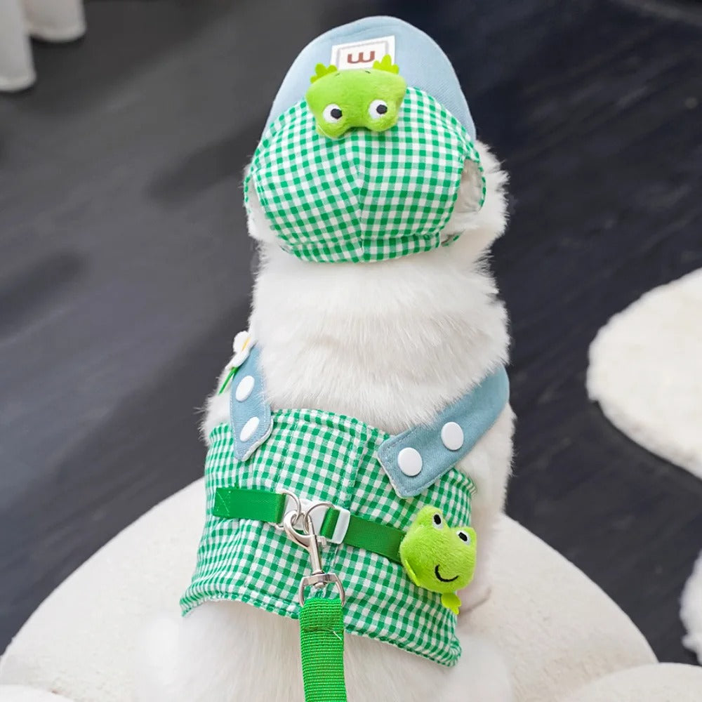 3-Piece Adjustable Pet Harness Set